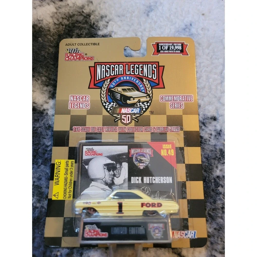 Dick Hutcherson #1 Ford NASCAR Legends 50th Anniv‎ 1:64 Racing Champions...